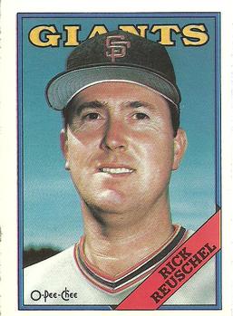 #278 Rick Reuschel - San Francisco Giants - 1988 O-Pee-Chee Baseball