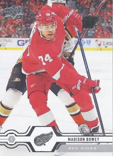 #279 Madison Bowey - Detroit Red Wings - 2019-20 Upper Deck Hockey