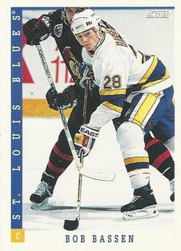#279 Bob Bassen - St. Louis Blues - 1993-94 Score Canadian Hockey