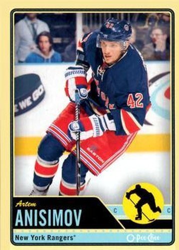 #279 Artem Anisimov - New York Rangers - 2012-13 O-Pee-Chee Hockey