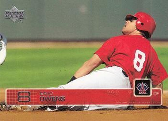 #279 Eric Owens - Anaheim Angels - 2003 Upper Deck Baseball