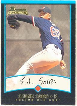 #279 Seung Song - Boston Red Sox - 2001 Bowman Baseball