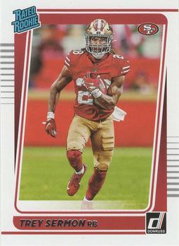 #279 Trey Sermon - San Francisco 49ers - 2021 Donruss Football