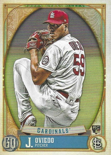 #279 Johan Oviedo - St. Louis Cardinals - 2021 Topps Gypsy Queen Baseball