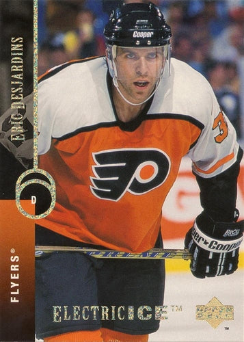 #279 Eric Desjardins - Philadelphia Flyers - 1994-95 Upper Deck Hockey - Electric Ice