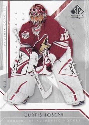 #27 Curtis Joseph - Phoenix Coyotes - 2006-07 SP Authentic Hockey