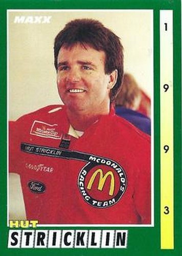 #27 Hut Stricklin - Junior Johnson & Associates - 1993 Maxx Racing