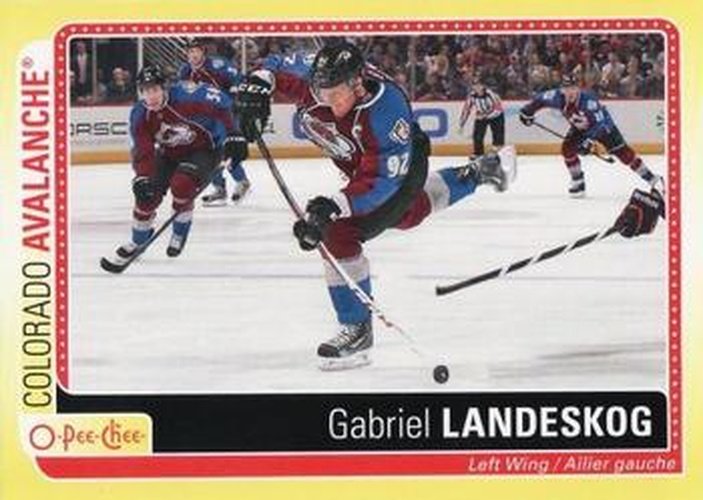 #S-GL Gabriel Landeskog - Colorado Avalanche - 2013-14 O-Pee-Chee Hockey - Stickers