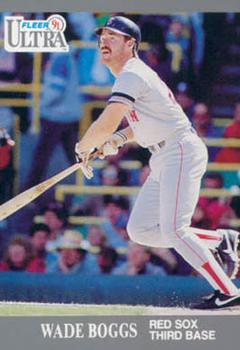 #27 Wade Boggs - Boston Red Sox - 1991 Ultra Baseball