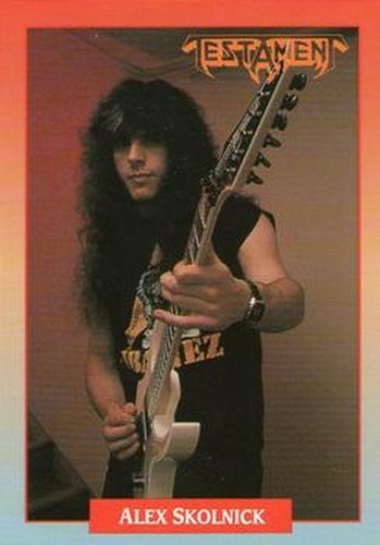 #27 Alex Skolnick - 1991 Brockum Rock Cards