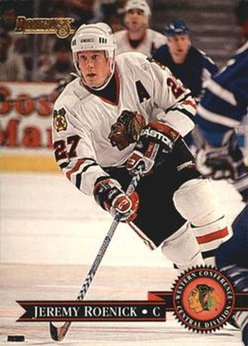 #27 Jeremy Roenick - Chicago Blackhawks - 1995-96 Donruss Hockey