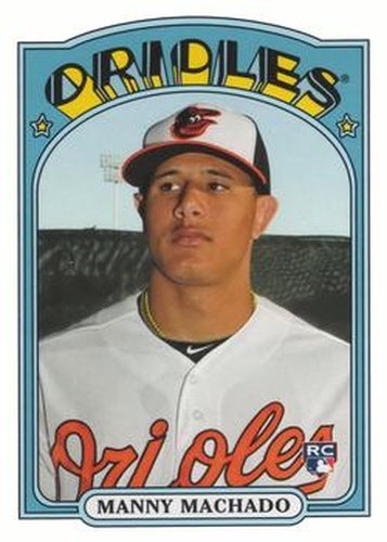 #27 Manny Machado - Baltimore Orioles - 2013 Topps Archives Baseball