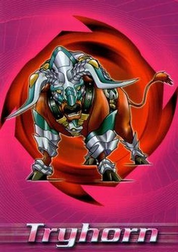 #27 Tryhorn Bit Beast 2003 Cards Beyblade