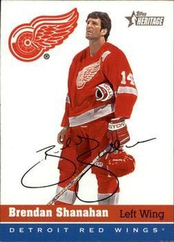 #27 Brendan Shanahan - Detroit Red Wings - 2000-01 Topps Heritage Hockey