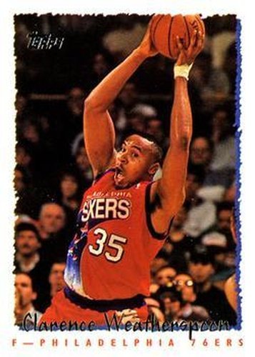 #27 Clarence Weatherspoon - Philadelphia 76ers - 1994-95 Topps Basketball