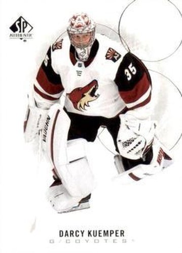 #27 Darcy Kuemper - Arizona Coyotes - 2020-21 SP Authentic Hockey