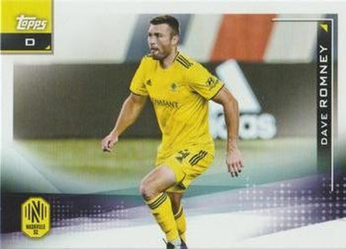 #27 Dave Romney - Nashville SC - 2021 Topps MLS Soccer