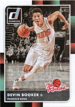 #27 Devin Booker - Phoenix Suns - 2015-16 Donruss - The Rookies Basketball