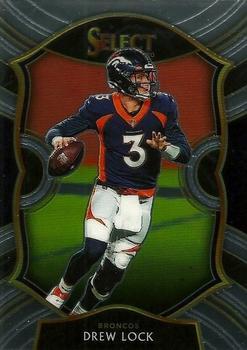 #27 Drew Lock - Denver Broncos - 2020 Panini Select Football