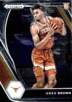 #27 Greg Brown III - Texas Longhorns - 2021 Panini Prizm Collegiate Draft Picks Basketball