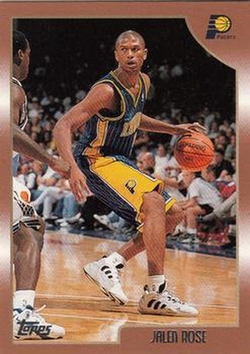 #27 Jalen Rose - Indiana Pacers - 1998-99 Topps Basketball