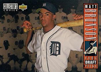 #27 Matt Brunson - Detroit Tigers - 1994 Collector's Choice Baseball