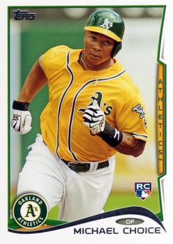 #27 Michael Choice - Oakland Athletics - 2014 Topps Baseball