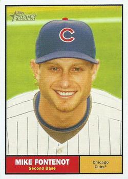 #27 Mike Fontenot - Chicago Cubs - 2010 Topps Heritage Baseball