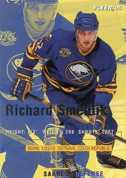 #27 Richard Smehlik - Buffalo Sabres - 1994-95 Fleer Hockey