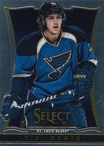 #27 T.J. Oshie - St. Louis Blues - 2013-14 Panini Select Hockey