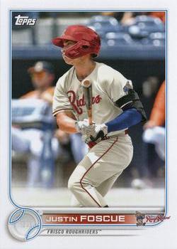 #PD-27 Justin Foscue - Frisco RoughRiders - 2022 Topps Pro Debut Baseball