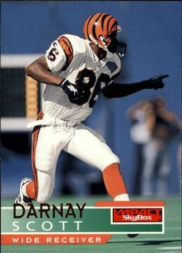 #27 Darnay Scott - Cincinnati Bengals - 1995 SkyBox Impact Football