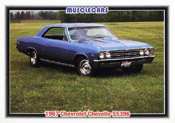 #27 1967 Chevrolet Chevelle SS396 - 1992 Collect-A-Card Muscle Cars