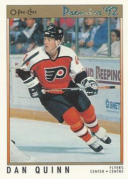 #27 Dan Quinn - Philadelphia Flyers - 1991-92 O-Pee-Chee Premier Hockey