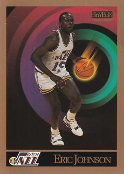 #280 Eric Johnson - Utah Jazz - 1990-91 SkyBox Basketball
