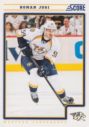 #280 Roman Josi - Nashville Predators - 2012-13 Score Hockey