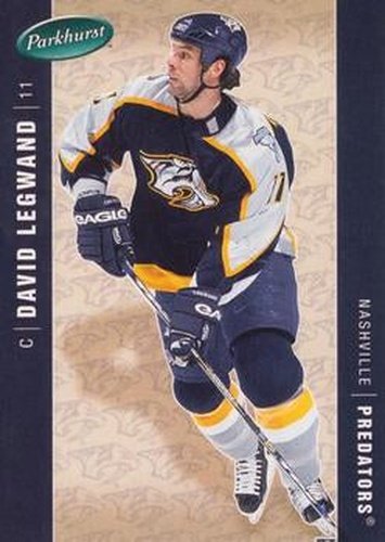 #280 David Legwand - Nashville Predators - 2005-06 Parkhurst Hockey