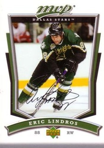 #280 Eric Lindros - Dallas Stars - 2007-08 Upper Deck MVP Hockey