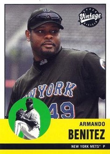 #280 Armando Benitez - New York Mets - 2001 Upper Deck Vintage Baseball