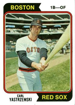 #280 Carl Yastrzemski - Boston Red Sox - 1974 Topps Baseball