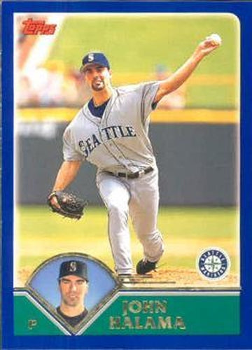 #280 John Halama - Seattle Mariners - 2003 Topps Baseball