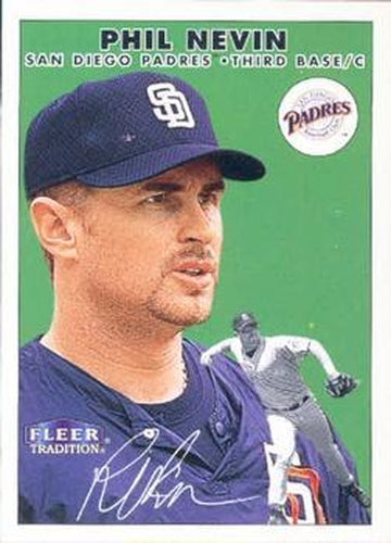#280 Phil Nevin - San Diego Padres - 2000 Fleer Tradition Baseball