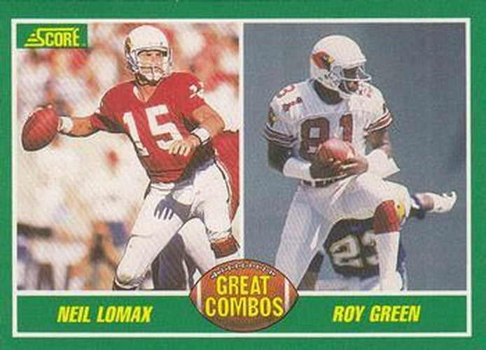 #280 Roy Green / Neil Lomax - Phoenix Cardinals - 1989 Score Football