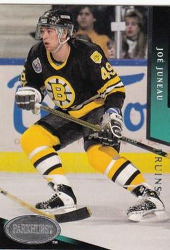 #280 Joe Juneau - Boston Bruins - 1993-94 Parkhurst Hockey