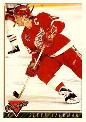 #280 Steve Yzerman - Detroit Red Wings - 1993-94 Topps Premier Hockey