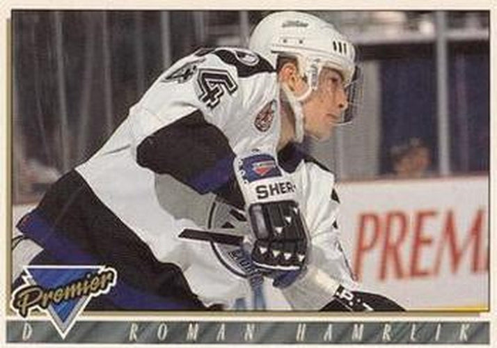 #281 Roman Hamrlik - Tampa Bay Lightning - 1993-94 Topps Premier Hockey