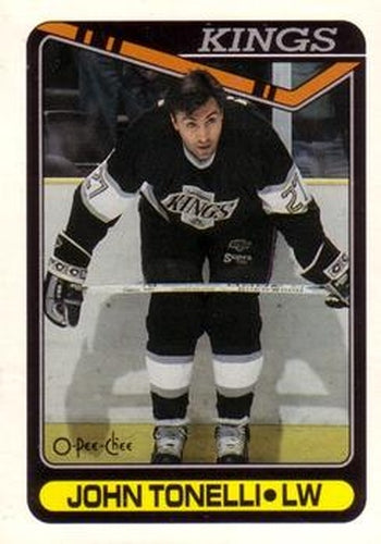#281 John Tonelli - Los Angeles Kings - 1990-91 O-Pee-Chee Hockey