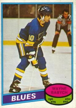 #281 Wayne Babych - St. Louis Blues - 1980-81 O-Pee-Chee Hockey