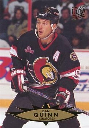#281 Dan Quinn - Ottawa Senators - 1995-96 Ultra Hockey