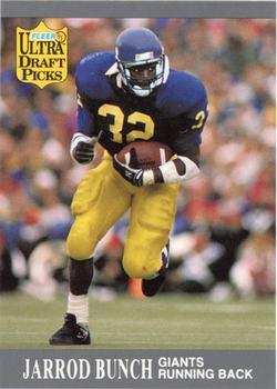 #281 Jarrod Bunch - New York Giants - 1991 Ultra Football